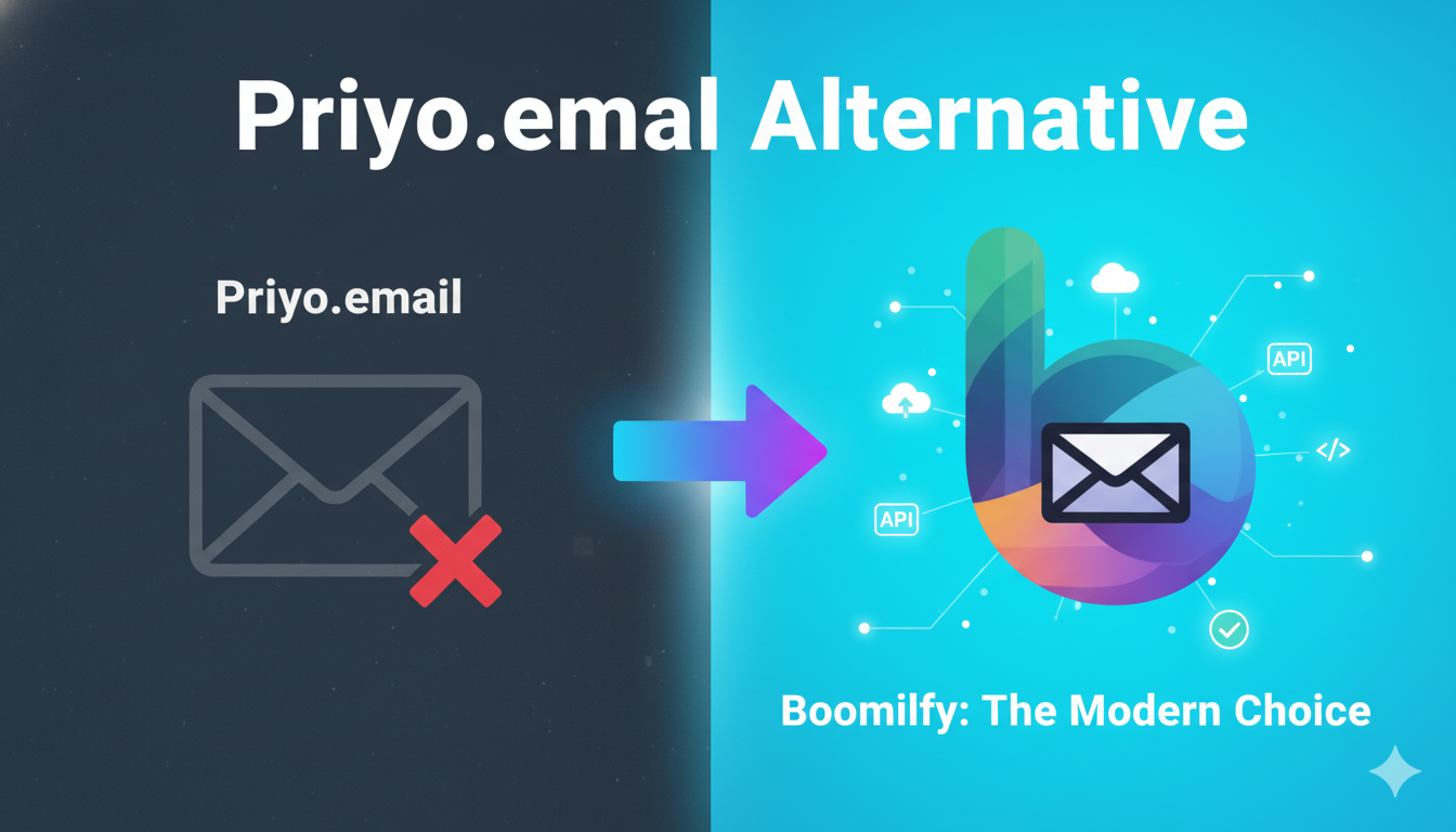 Best Priyo.email Alternative: Why Boomlify is the Superior Choice for Temporary Email & API