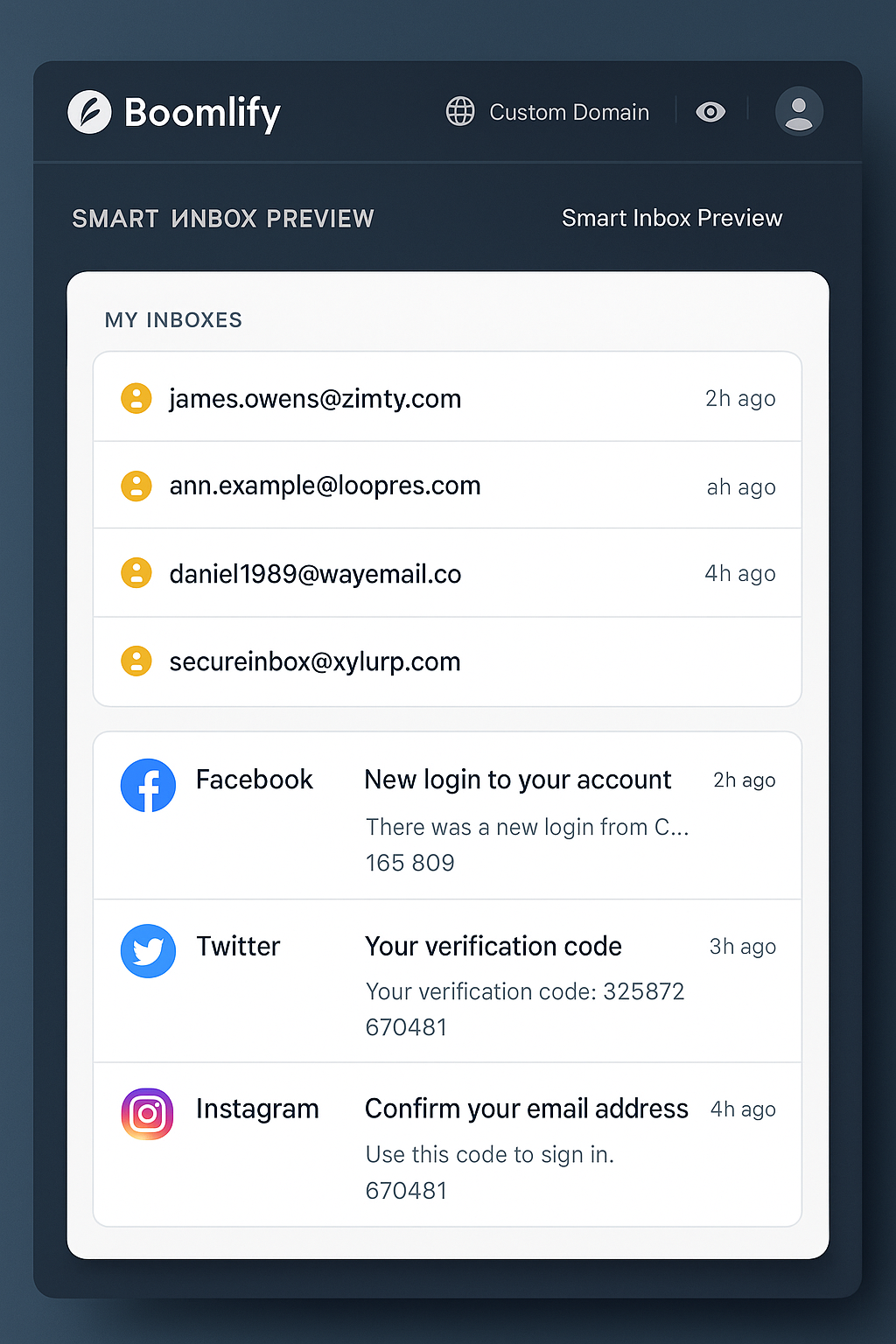 Boomlify Advanced Social Media Privacy Features